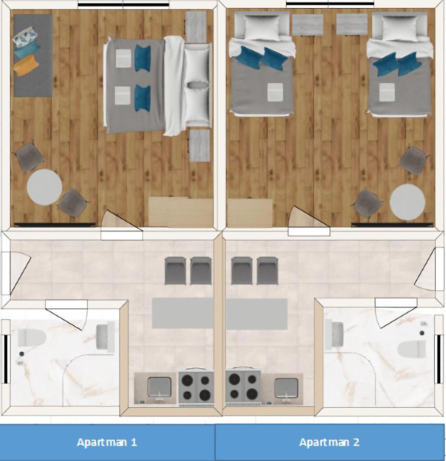 Apartmani Drinska Foca Eksteriør billede